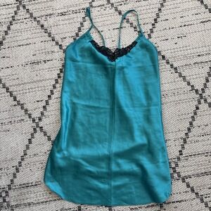 Vtg 80s M Teddy Lingerie Satin Lace By Apostrophe USA